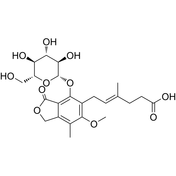 Mycophenolic acid phenolic β-D-glucoside 55533-52-3